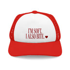I’m Soft. I Also Bite. | Mesh Trucker Hat