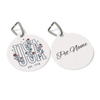 Floral USA | Personalized ID Charm