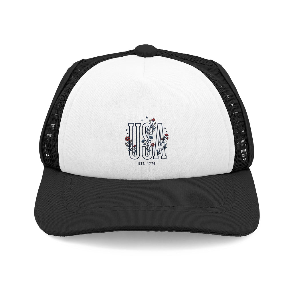 Floral USA | Mesh Trucker Hat
