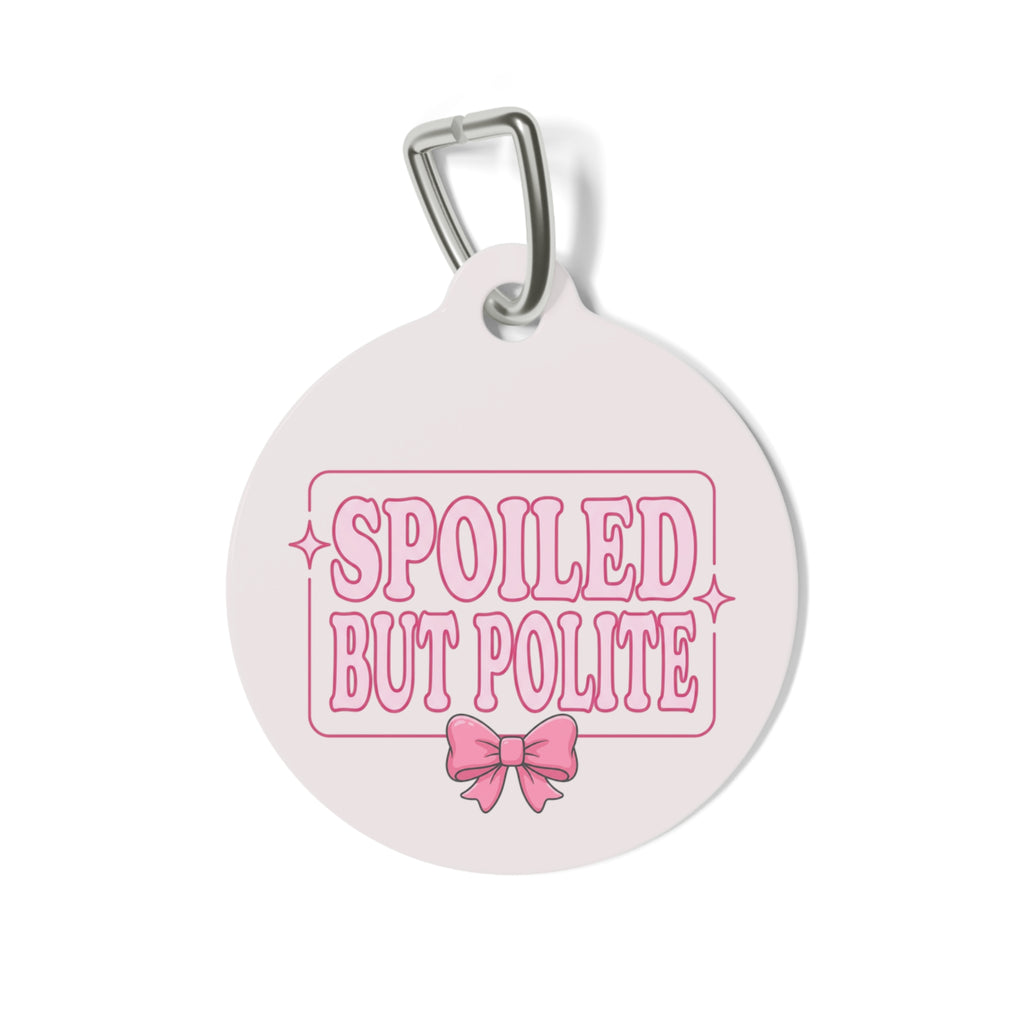 Spoiled But Polite | Personalized ID Charm