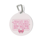 Spoiled But Polite | Personalized ID Charm