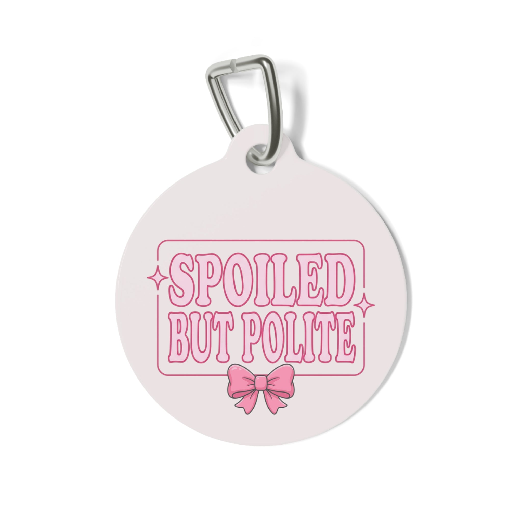 Spoiled But Polite | Personalized ID Charm