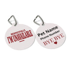Respectfully I'm Unavailable | Personalized ID Charm