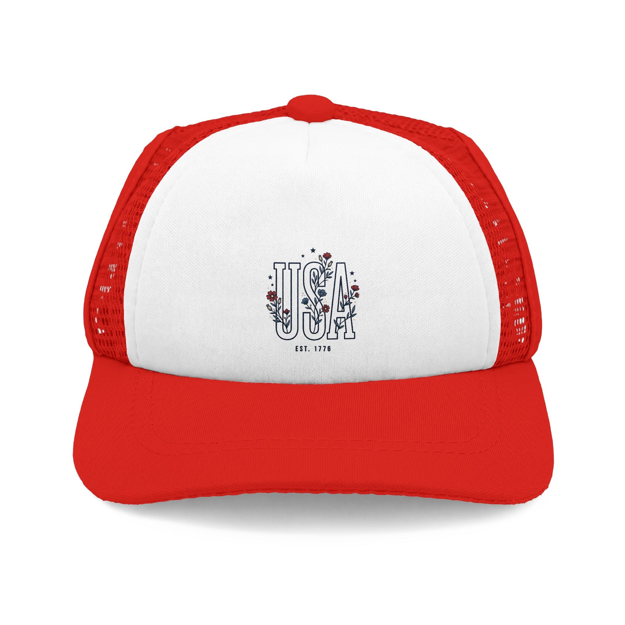 Floral USA | Mesh Trucker Hat
