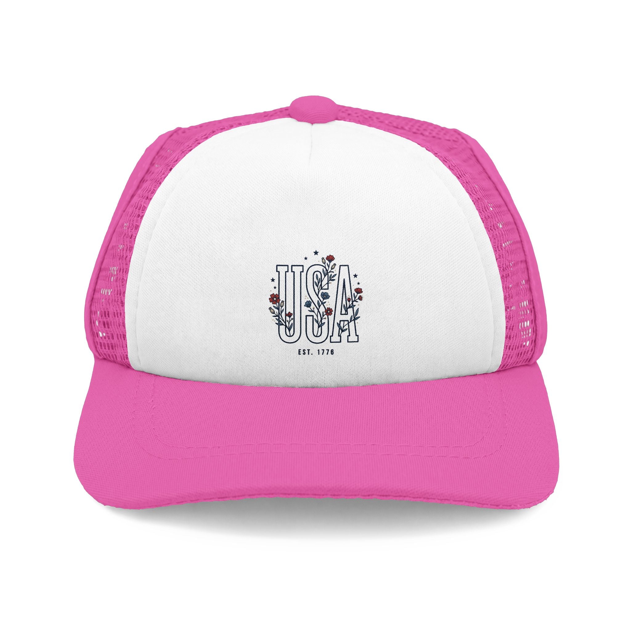 Floral USA | Mesh Trucker Hat