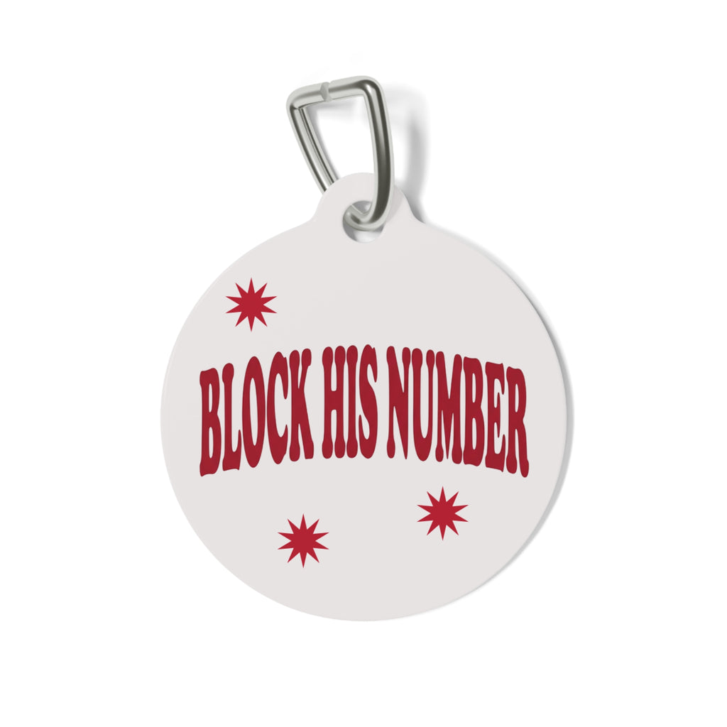 Block His Number | Personalized ID Charm