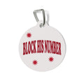 Block His Number | Personalized ID Charm