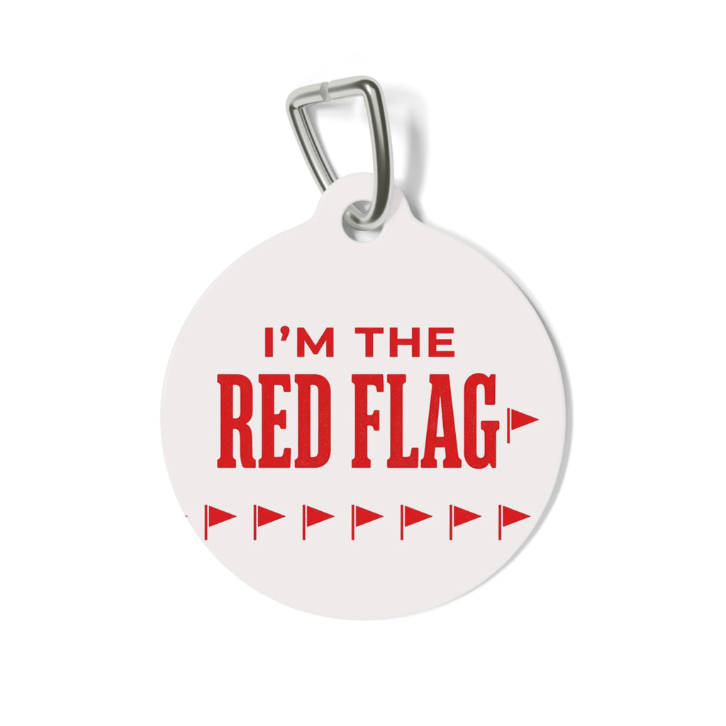 I'm the Red Flag | Personalized ID Charm