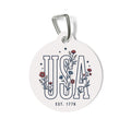 Floral USA | Personalized ID Charm