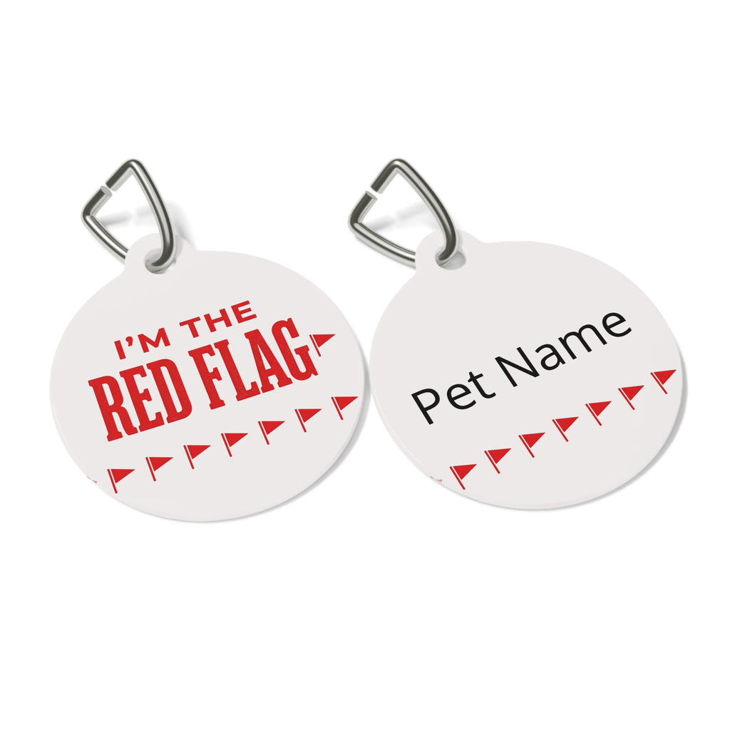 I'm the Red Flag | Personalized ID Charm