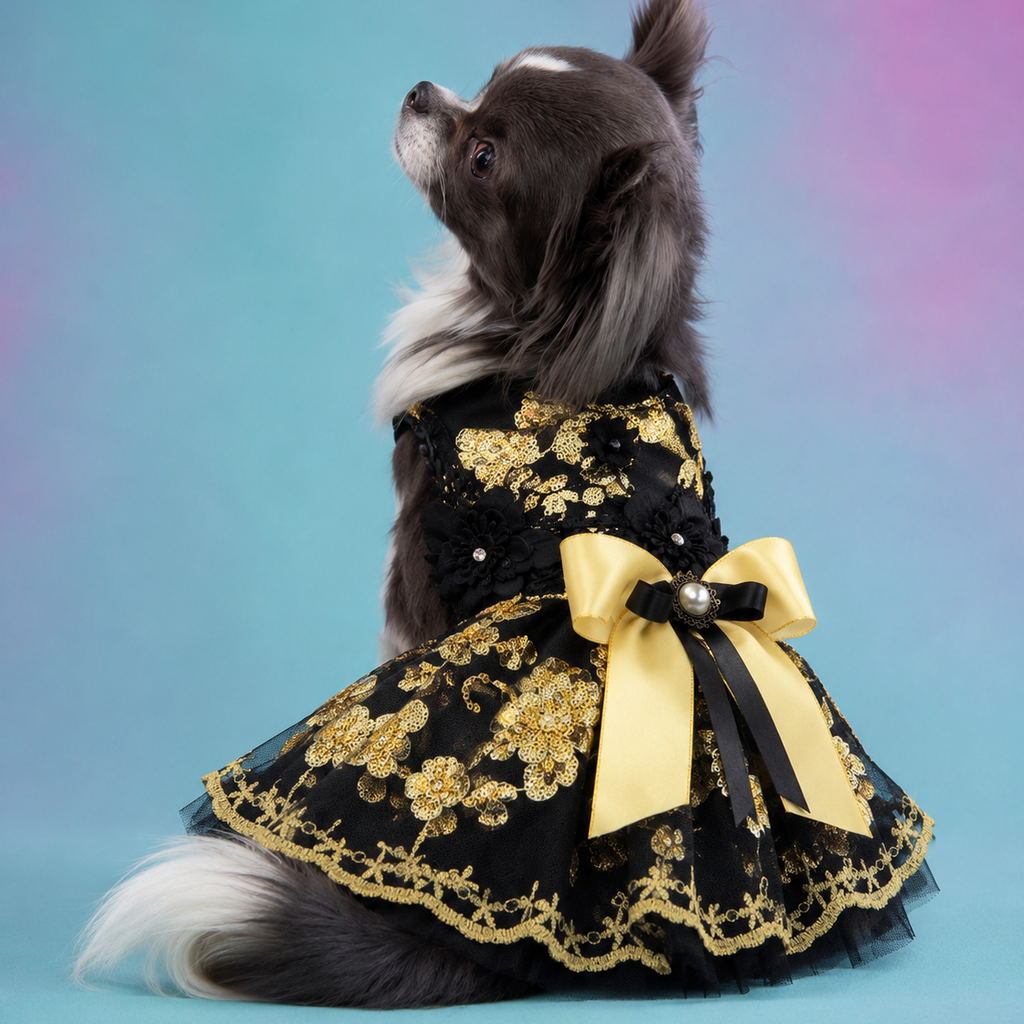 Bumble Floral Sequin | Luxe Dress