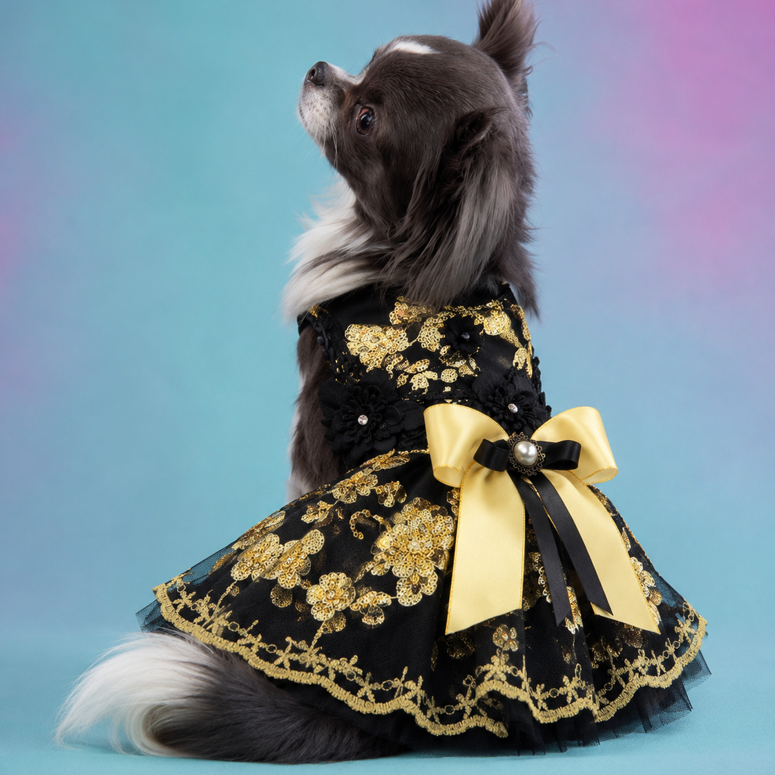 Bumble Floral Sequin | Luxe Dress
