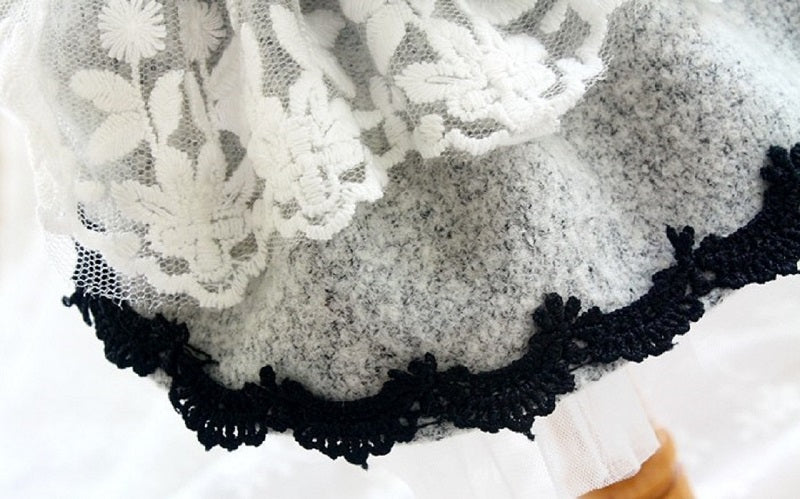 Chic Grey Lace | Luxe Dress