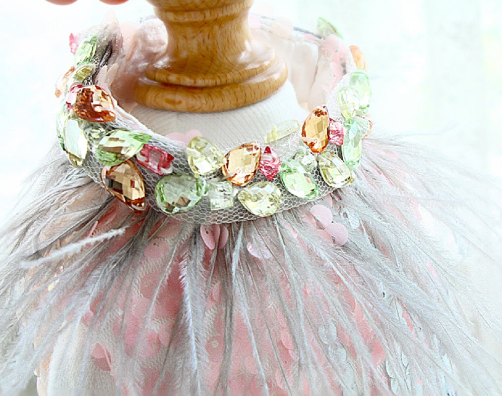 Sequin Floral Princess | Luxe Dress