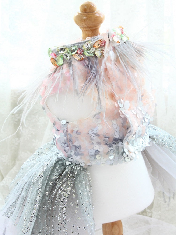 Sequin Floral Princess | Luxe Dress