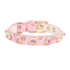 Pink Strawberry Collar | Pet Leash