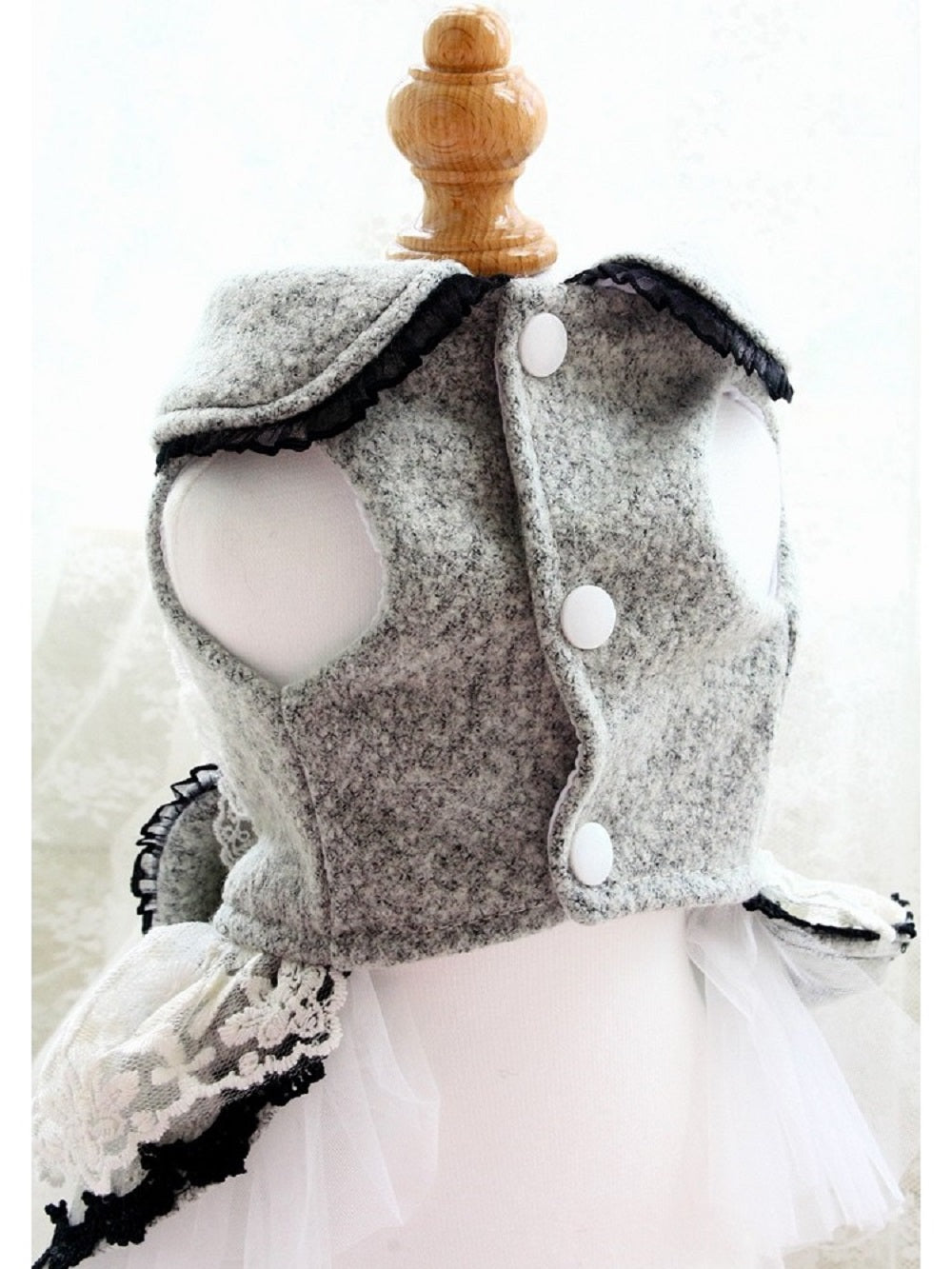 Chic Grey Lace | Luxe Dress