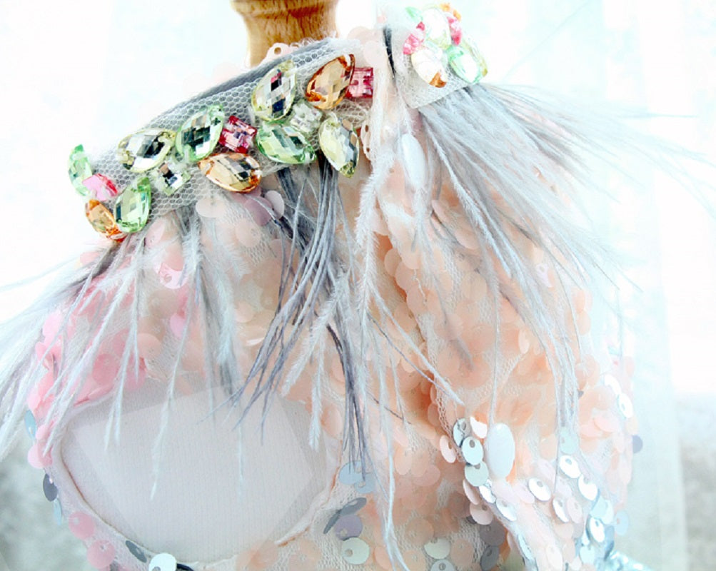Sequin Floral Princess | Luxe Dress